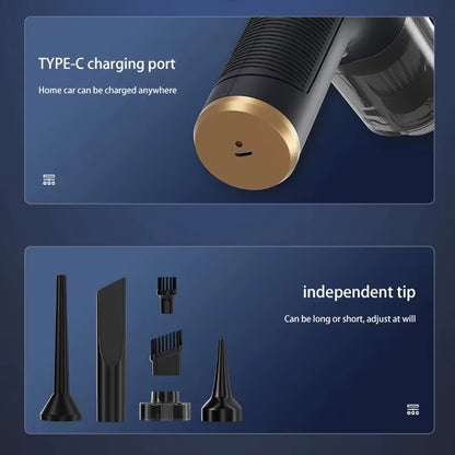 XIAOMI Wireless Car Vacuum Cleaner 1290000 Pa Powerful Handheld Household Multifunctional Dust Cleaning Machines 2 in 1 Portable