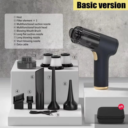 XIAOMI Wireless Car Vacuum Cleaner 1290000 Pa Powerful Handheld Household Multifunctional Dust Cleaning Machines 2 in 1 Portable