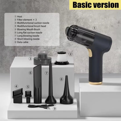 XIAOMI Wireless Car Vacuum Cleaner 1290000 Pa Powerful Handheld Household Multifunctional Dust Cleaning Machines 2 in 1 Portable
