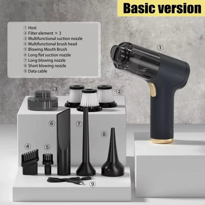 XIAOMI Wireless Car Vacuum Cleaner 1290000 Pa Powerful Handheld Household Multifunctional Dust Cleaning Machines 2 in 1 Portable