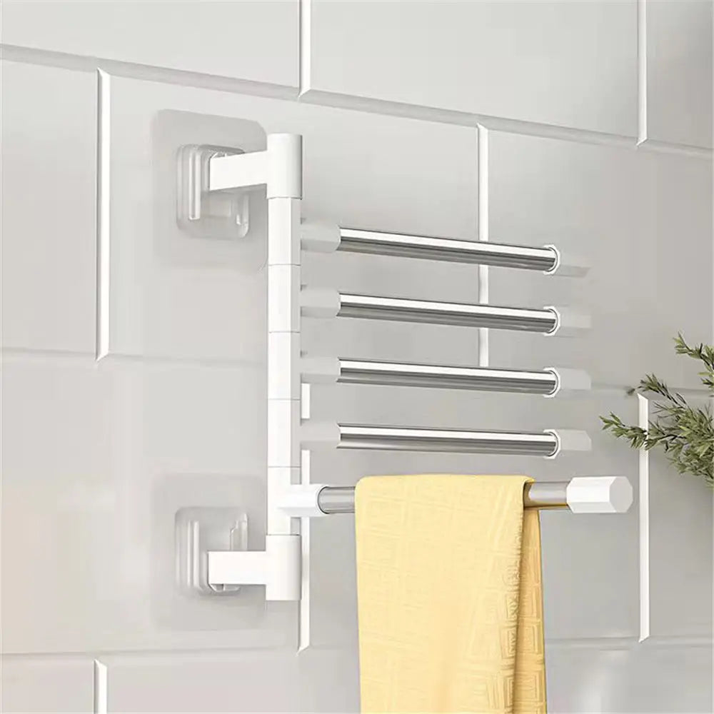 Towel Rack with Rotatable Arms 