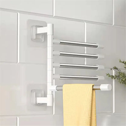 Towel Rack with Rotatable Arms 