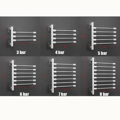 Towel Rack with Rotatable Arms 