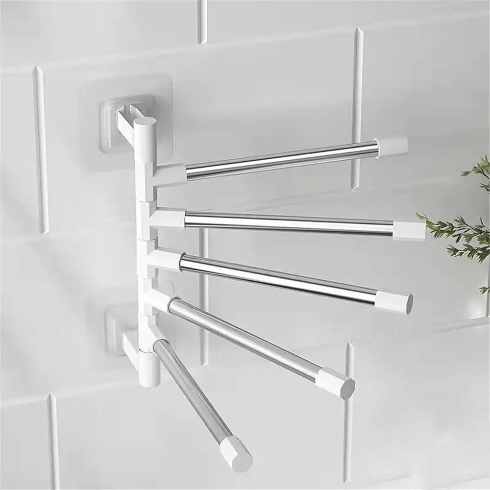 Towel Rack with Rotatable Arms 