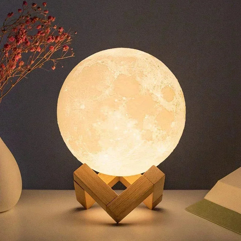 3D Moon LED Night Light/Lamp 